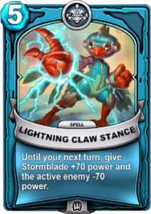 Lightning Claw Stance