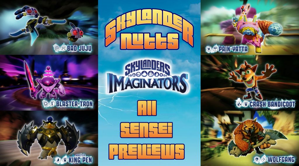Skylanders Imaginators - All Sensei Previews