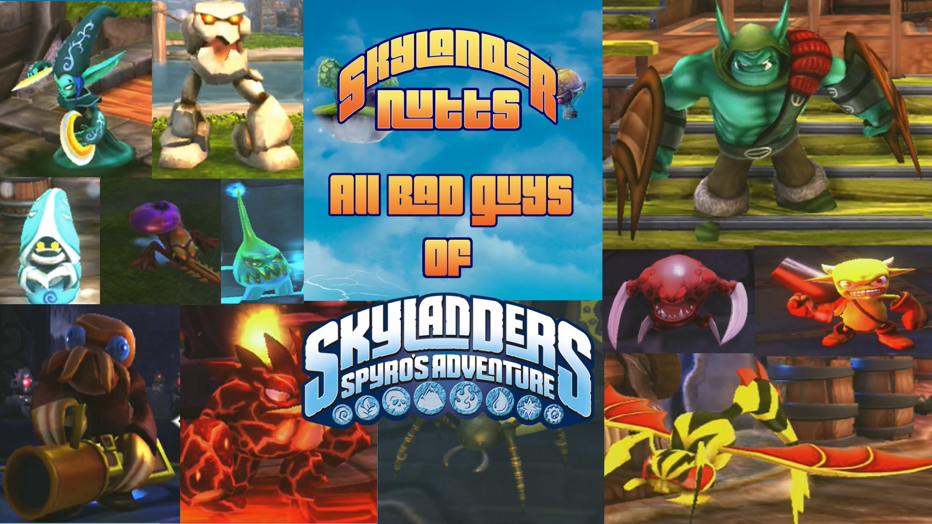 Spyros Adventure - All Named Bad Guys (and More)