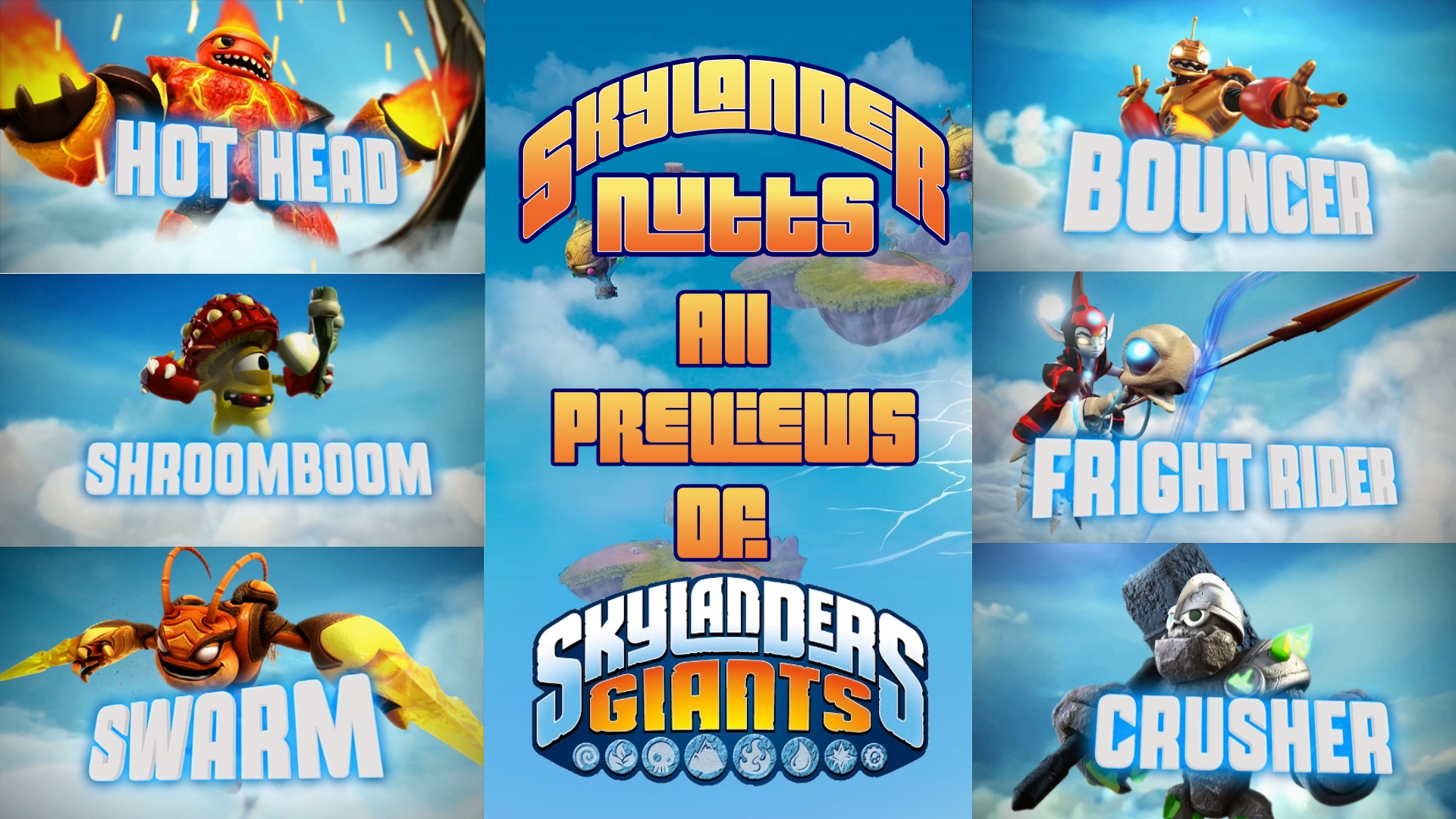 Skylanders Giants - All Soul Gem Previews